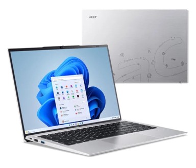 ACER Laptop Swift Lite 14 / Intel Core i5-1334U, 14", 1920 x 1200, 16GB RAM, 1TB SSD, Windows 11 Home, srebrna